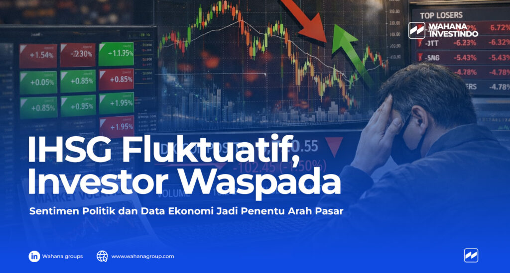 Grafik pergerakan IHSG yang menunjukkan volatilitas pasar saham Indonesia